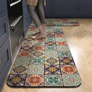 Axyaa Printed Kitchen Mat - Absorbent & Non-slip Area Rug for Living Room, Bedroom & Hallway