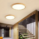 Nordic LED Round Ceiling Light by Axyaa: Minimalist Home Office Living Room Bedroom Lighting