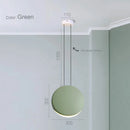 Axyaa Moon Crescent LED Chandelier for Dining Room and Kitchen Island