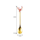 Axyaa Stainless Steel Christmas Dessert Set - Creative Cartoon Cutlery