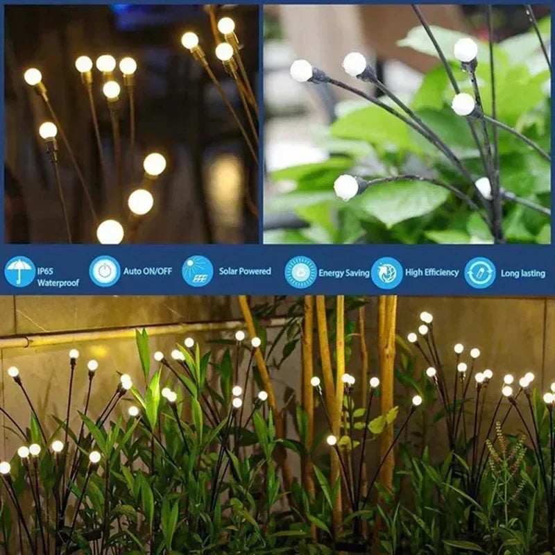 Axyaa Solar Swaying Light: Outdoor Garden Decorative Lights for Yard, Patio, Pathway