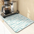 Axyaa Striped Dining Table Mat Coasters - Absorbent Placemats for Kitchen