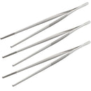 Axyaa Stainless Steel Food Tongs Set for BBQ and Buffet