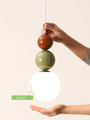 Axya Pearl Cream Bedside Pendant Light – High-End Children's Room Lamp