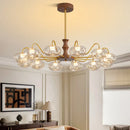 Axyaa Glass Ball Chandelier Pendant Light for Bedroom Living Room Restaurant