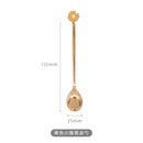 Axyaa Stainless Steel Cartoon Cutlery Set - Spoon Fork Dessert Ice Cream Coffee Cake Fork