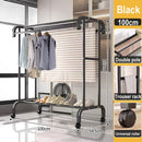Axyaa Floor-to-Ceiling Clothes Rack: Indoor Drying Hanger & Coat Rack