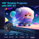 Axyaa Smart 4K Wifi6 Projector 1080P 390ANSI BT5.0 Home Cinema Upgrated HY300