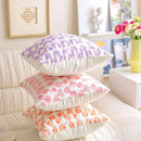 Embroidered Rabbit Plush Pillowcase by Axyaa: French Sweet Sofa Decor & Headboard Accent