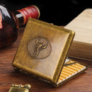 Axya Scorpion Copper Cigarette Case for 20 Cigarettes - Retro Box Holder