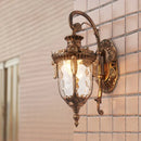 Axyaa Europe Villa Outdoor Sconce Lamp | Vintage E27 Wall Light Waterproof Rustic Garden Porch Light