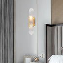 Axyaa Retro Gold Marble Wall Lamp | Northern Europe Style | Bedroom & Hotel Decor