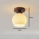 Axyaa Retro Glass LED Ceiling Chandelier for Living Room, Kitchen, Bedroom