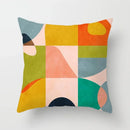 Axyaa Geometric Abstract Patterned Pillow Cover for Sofa Bedroom Car