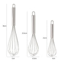 Axyaa Stainless Steel Egg Beater Mixer, Multifunctional Manual Whisk Kitchen Tool
