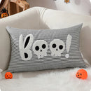 Axyaa Halloween Stripes Pillowcase Set