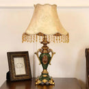 Axyaa Luxe European Table Lamp for Living Room Bedroom Study - LED Retro Design