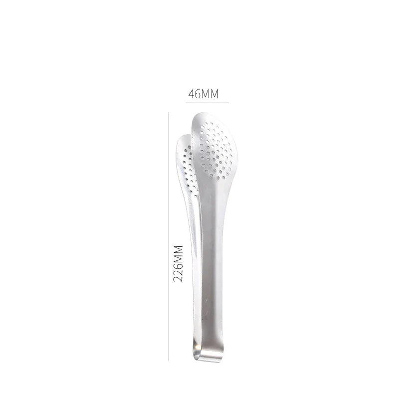 Axyaa Stainless Steel Kitchen Tongs - Nonstick Cooking Tool Clamp