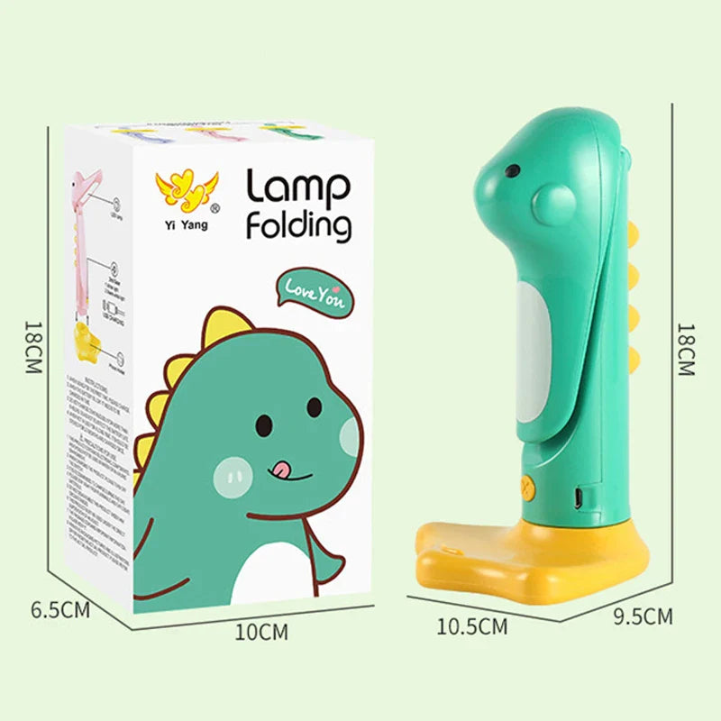 Cute Dinosaur LED Night Light for Kids - Axyaa Rechargeable Table Lamp