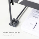 Axyaa Desktop Organizer with Stackable Shelving and Two Storage Trays