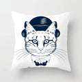 Axyaa Cute Animal Print Pillow Cover - 45X45cm