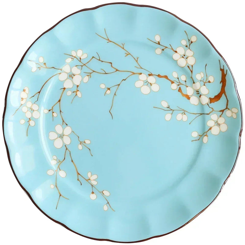 Axya High-end Afternoon Tea Coffee Cup Saucer Set - Elegant Ceramic Plate Collection