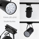 Axyaa RGB LED Track Lights with Remote Control, Colorful Ceiling Rail Lamp for KTV, Disco, Bedroom.