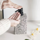 Axyaa Stone Texture Ceramic Lotion Bottle- Home Hotel Shampoo Hand Wash Anti Slip Design