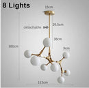 Axyaa Branch Chandelier: Industrial Loft Retro Decor, Tree Branch Lamp
