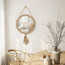 Axyaa Nordic Hanging Mirror for Home Decor and Makeup with Creative Design