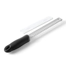 Axyaa Stainless Steel Grater with Plastic Handle - Kitchen Gadget for Cheese, Chocolate, Fruits