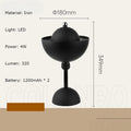 Axyaa Flower Bud Iron Art LED Desk Lamp for Study & Work in Bedroom or Study Room