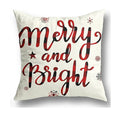 Axyaa Christmas Pillow Covers Set of 4 Buffalo Plaid Black Red 18x18 Inch