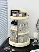 Axyaa Acrylic Makeup Organizer for Vanity & Perfume Holder - Rotating Cosmetic Storage Box