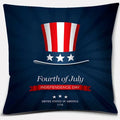 Axyaa LOVE USA Square Pillowcase for Home Decor