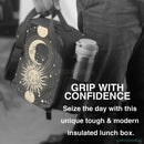 Axyaa Tarot Witchy Night Insulated Lunch Bag Portable Thermal Bento Tote