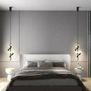 Axyaa Modern LED Pendant Light in Gold, Black, or White for Bedroom, Living Room, Study
