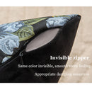 Axyaa Velvet Patchwork Pillowcase Cojines Flower Throw Pillow Cover