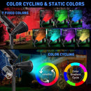Axyaa Solar RGB Lawn Spotlight for Garden Decoration