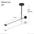 Axyaa LED Wall Lamp - Modern Minimalist Home Office Bedside Sconce