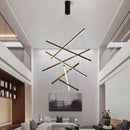 Axyaa Modern LED Pendant Chandeliers for Living Room and Dining Room Lighting