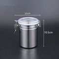 Axyaa Tea Canister Food Storage Jar Grains Container Stainless Steel Organizer