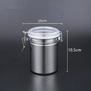 Axyaa Stainless Steel Tea Can Fresh-keeping Jar Grains Container