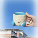 Axyaa Cartoon Couple Ceramic Mug Creative Milk Coffee Tea Cup