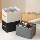 Axyaa Shoe Box Organizer: Large Capacity Grid Storage, Multifunctional, Washable