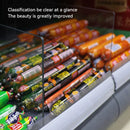 Axyaa Plastic Shelf Divider, Transparent, for Convenience Store & Supermarket Displays