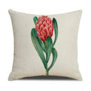 Axyaa Botanical Linen Pillowcase - Ins Style Home Decor - 45CM
