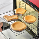 Axyaa Cartoon Cake Baking Tray Mold Set, Non-stick Mini Bread Mold