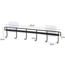 Axyaa Self-Adhesive Hooks: Strong Multipurpose Organization for Kitchen & Bathroom