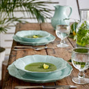Axyaa Stoneware 5-Piece Place Setting in Robin's Egg Blue